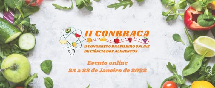 II Conbraca, Congresso Brasileiro on-line de Ciência dos Alimentos